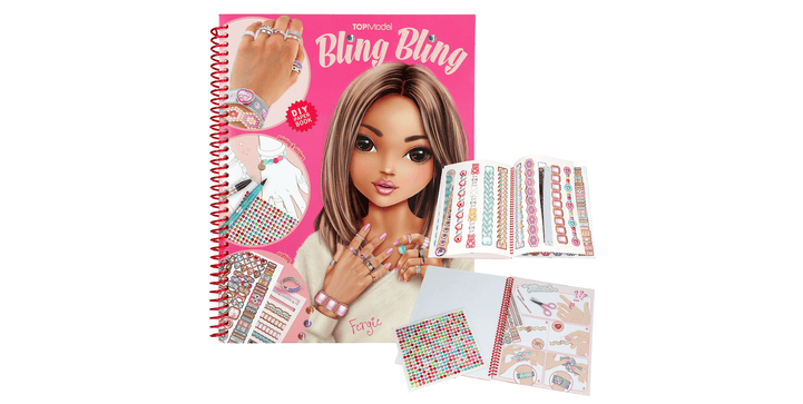 TOPModel Create your BLING BLING Malbuch, Schmuck