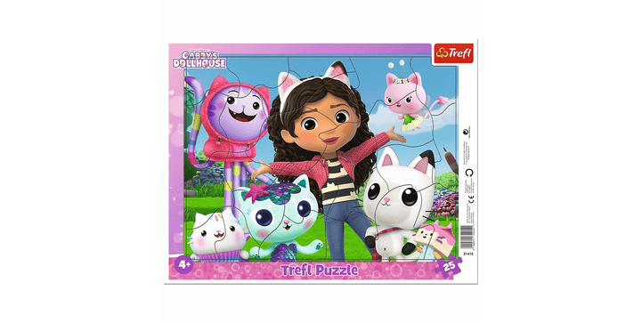 Trefl Rahmen-Puzzle 25 Teile - Gabby's Dollhouse