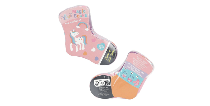 Ylvi Magische Socken mit Glowin the dark Effekt