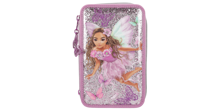 TOPModel Federtasche VIVA VIOLET – 3 Fächer, Gefüllt, Für Mädchen Ab 6 Jahren