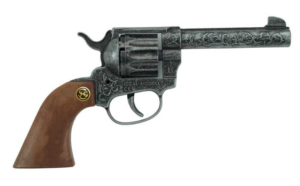 Schrödel 2038671 - Magnum antik Spielzeugpistole 22cm