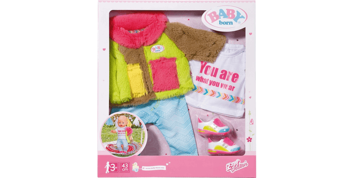 BABY born Deluxe Regenbogen Mantel 43cm