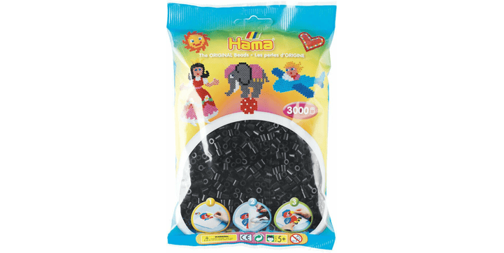 Perlenbeutel 3.000 Stck. schwarz