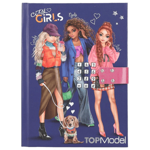 TOPModel Geheimcode Tagebuch mit Sound CITY GIRLS