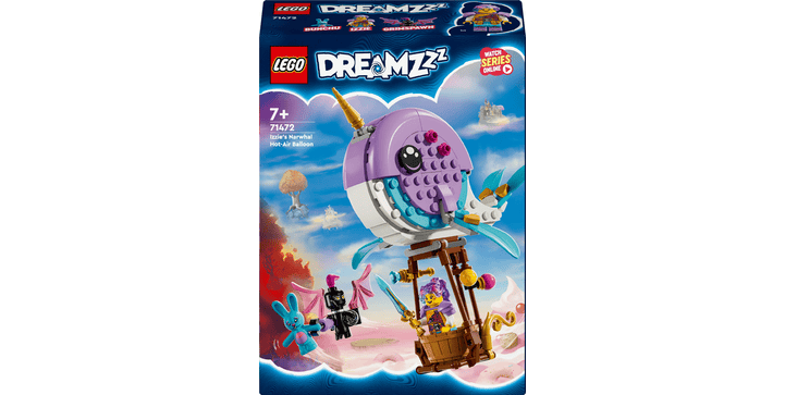 LEGO® DREAMZzz™ 71472 Izzies Narwal-Heißluftballon