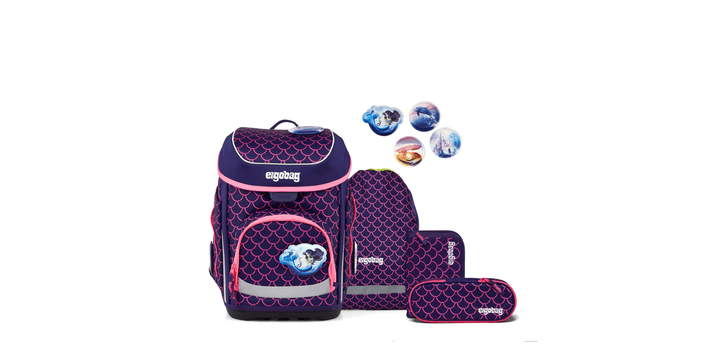 ergobag cubo Schulranzen-Set PerlentauchBär - 2026