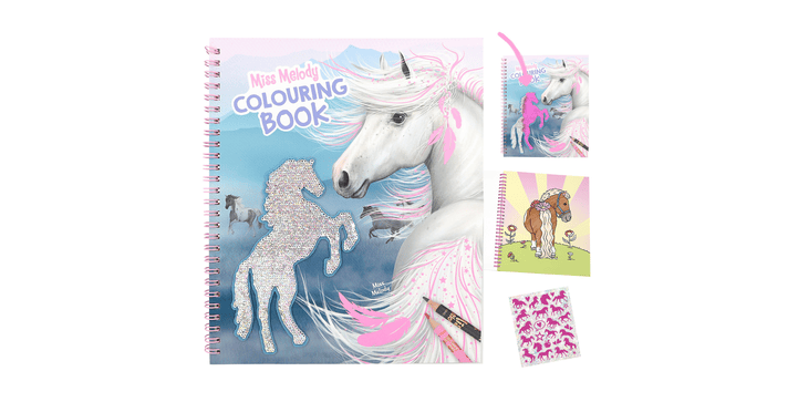 Miss Melody Malbuch mit Pailletten 12756
