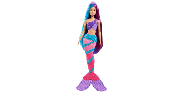 Barbie Dreamtopia Regenbogenzauber Meerjungfrau Puppe mit langem Haar