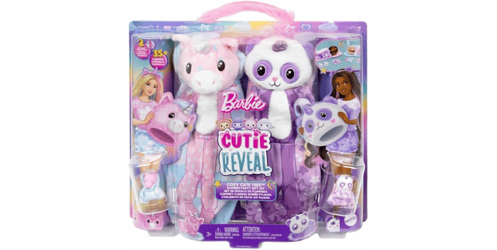 Mattel Barbie Cutie Reveal Pyjamaparty Deluxe Set