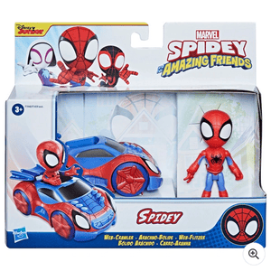 Hasbro Marvel Spidey and His Amazing Friends Spidey Figur und Web Crawler