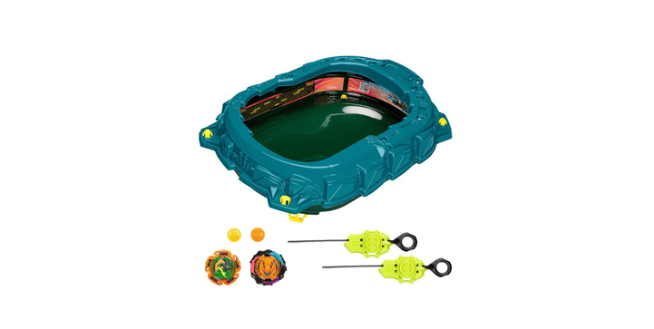 Beyblade Burst Quad Strike Light Ignite Battle Set Beystadium Arena