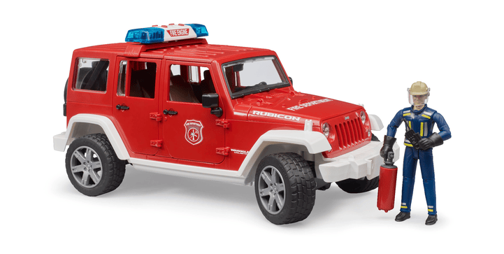 bruder® 02528 - Jeep Wrangler Rubicon Unlimited Feuerwehreinsatzfahrzeug + Figur