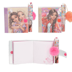 TOPModel Mini Notizbuch mit Kugelschreiber GIRL POWER - Blindpack