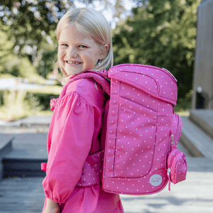 Beckmann Schulrucksack Plus Air 6-teiliges Set - Strawberry