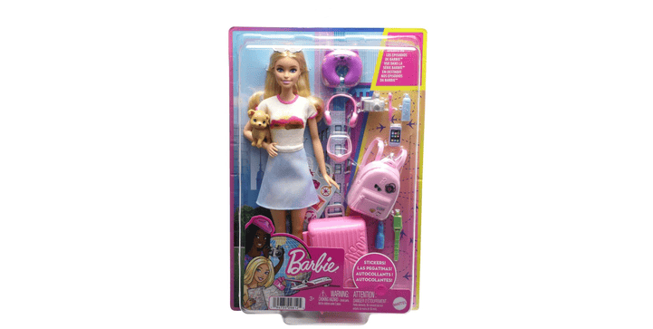 Barbie Reise-Puppe - blond