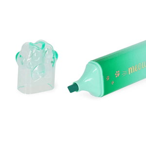 Legami Textmarker - Meow - Kitty in grün