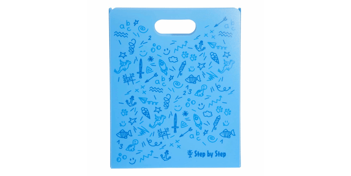 Step by Step Heftbox mit Tragegriff Blau