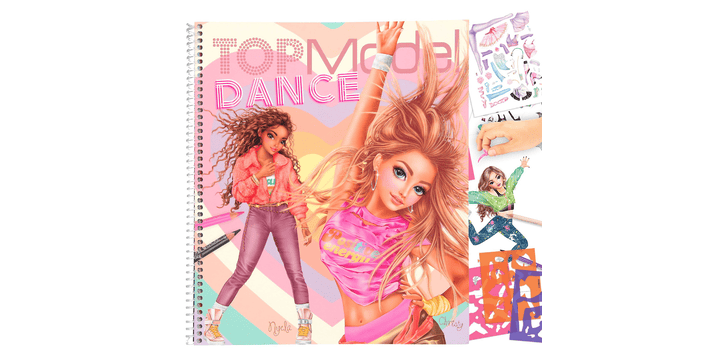 TOPModel DANCE Malbuch