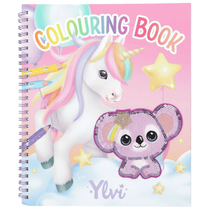 Ylvi Malbuch mit Einhorn Pailletten