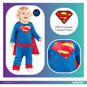 Amscan Babykostüm Superman 12-18 Monate