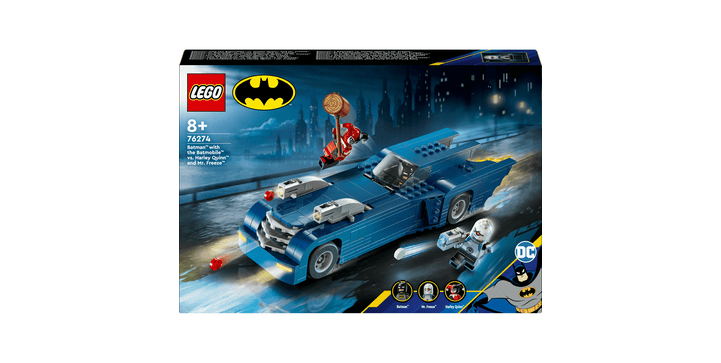 LEGO® DC Comics™ Super Heroes 76274 Batman™ im Batmobil™ vs. Harley Quinn™ und Mr. Freeze™