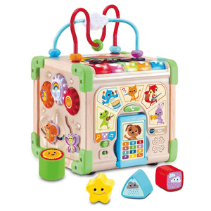 VTech® - Interaktiver Holz-Spielwürfel