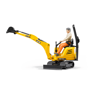 bruder® 62002 - JCB Mikrobagger 8010 CTS und Bauarbeiter