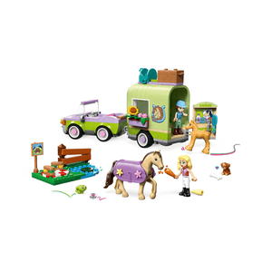 LEGO® Friends 42695 Pferd und Fohlen mit Pferdeanhänger