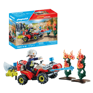 71825 Feuerwehr Quad löscht Heckenbrand - Playmobil