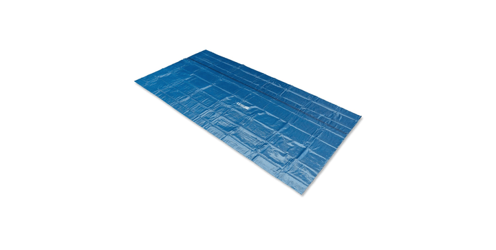 Solarabdeckplane schwarz/blau 420 x 210 cm für Pool