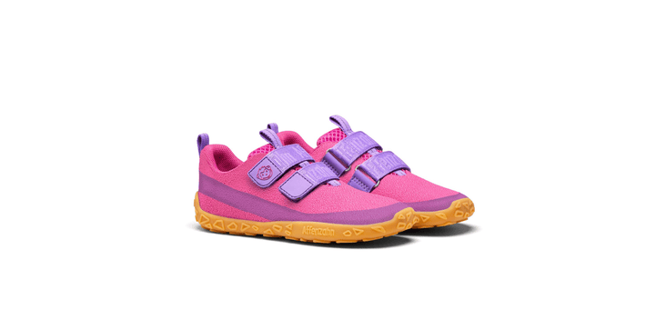 Affenzahn Mid Sneaker Vegan Dreamer – Leichter Barfußschuh Für Kinder, Größen 31-37 – Sommer & Übergangszeit, Buntes Design Mit Klettverschluss
