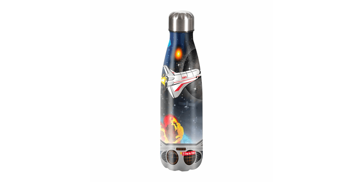Step by Step Isolierte Edelstahl-Trinkflasche Sky Rocket Rico