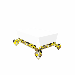 Amscan Tischdecke Smiley Original Papier 120 x 180 cm