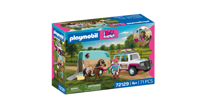 72129 Geländewagen mit Pferdeanhänger - Playmobil