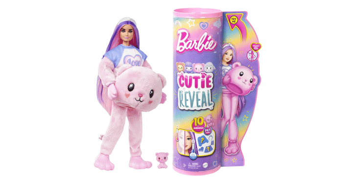 Barbie Cutie Reveal Kuschelweich Serie - Teddybär