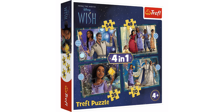 Trefl 4 in 1 Puzzle - Wish