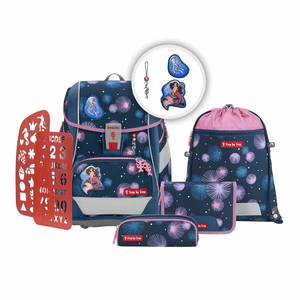 Step by Step 2IN1 PLUS Schulranzen-Set "Mermaid Delia" 6-teilig