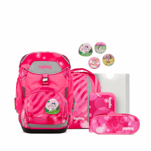 ergobag pack NEO Schulrucksack-Set KuntBärbuntes Einhorn