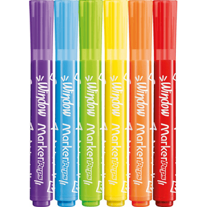 Maped Fenstermarker MARKER'PEPS WINDOW x 6