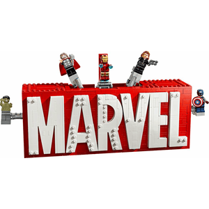 LEGO® Marvel Super Heroes™ 76313 MARVEL Logo & Minifiguren