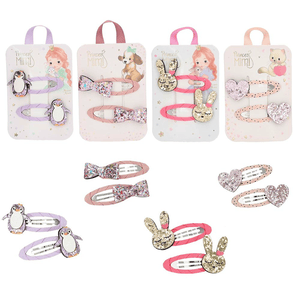 Princess Mimi Haarspangen Glitzer Motiv - Blindpack