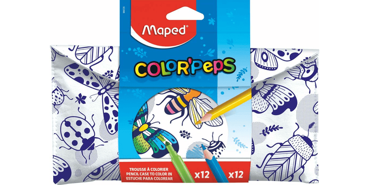 Maped Ausmalbares Federmäppchen