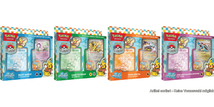 Pokémon 13541 Weltmeisterschaftsdeck 2025 - Anaheim 2025 - Blindpack