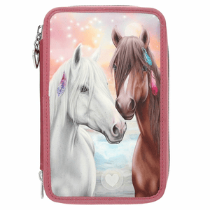 Miss Melody 3 Fach Federtasche LED