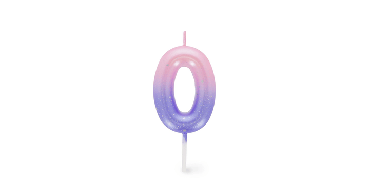 Legami Happy Birthday Candle - Tortenkerze - 0 - Pink