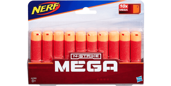 Nerf N-Strike Elite Mega Series 10-Dart Refill Pack - Rot A101