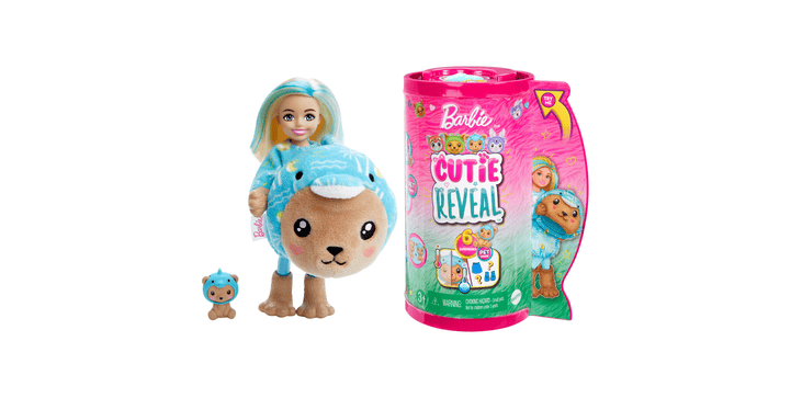Barbie Cutie Reveal Chelsea Costume Cuties Series Teddy Dolphin