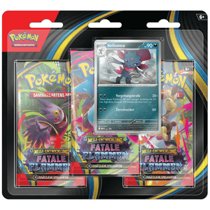 Pokémon Mega Entwicklung Fatale Flammen -Snibunna/Sniebel - 3-Pack - Blindpack