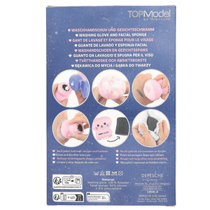 TOPModel Waschhandschuh & Gesichtsschwamm Set BEAUTY and ME