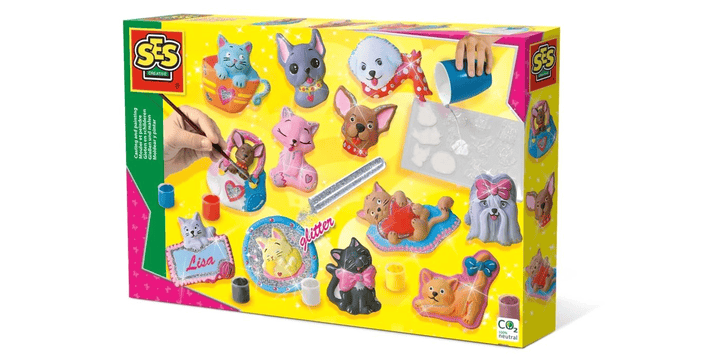 SES Gießen und anmalen - Hunde und Katzen